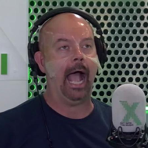 Pippa puts face mask on Dom's head